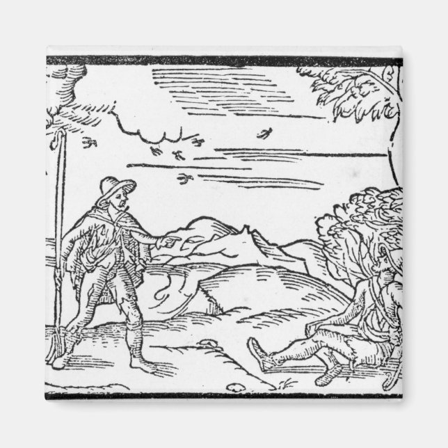 Monat September 'The Shepherdes Calender' Magnet (Vorne)