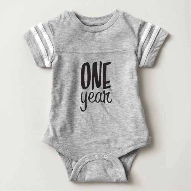 MONATE ALT EIN Jahr Baby T-shirt (Vorderseite)