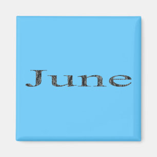Monate des Jahres - Juni Magnet