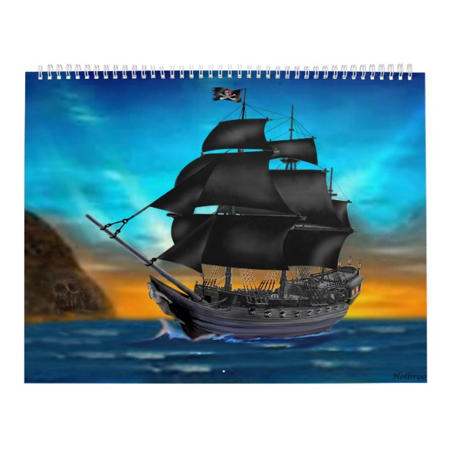 MONATLICH PIRATKALENDER KALENDER (Titelbild)