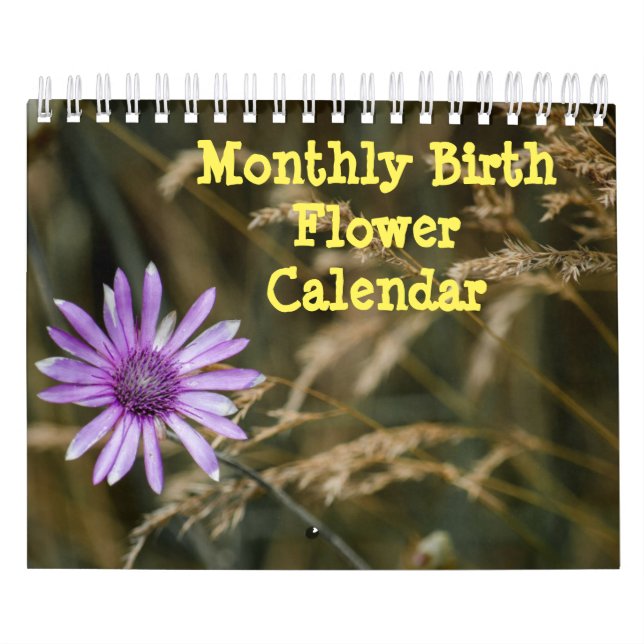 Monatliche Blume Kalender (Titelbild)