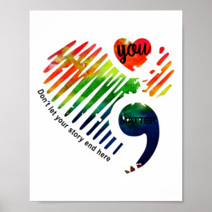Monatliche Geschenke für psychische Gesundheit Poster