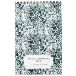 Monatliche Liste der Favoriten in der Buckelliste Kalender