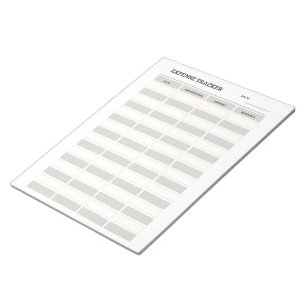 Monatlicher Ausgabenverfolger Notizblock