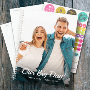 Monatlicher Hochzeitsplaner für persönliches Foto Planer