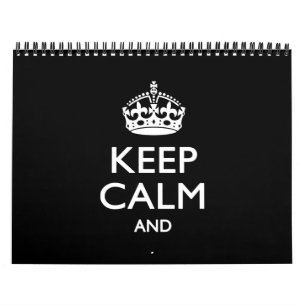 Monatlicher Personalisierter BEHALT-CALM und Ihr T Kalender