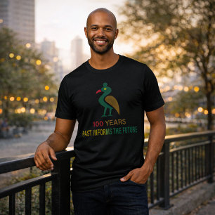 Monats Sankofa-Vogel 100 Jahre Schwarze Geschichte Tri-Blend Shirt