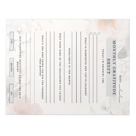 MonatsDankesblatt Notizblock