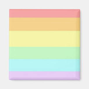 Monatsflagge für Pastel Gay LGBT Magnet
