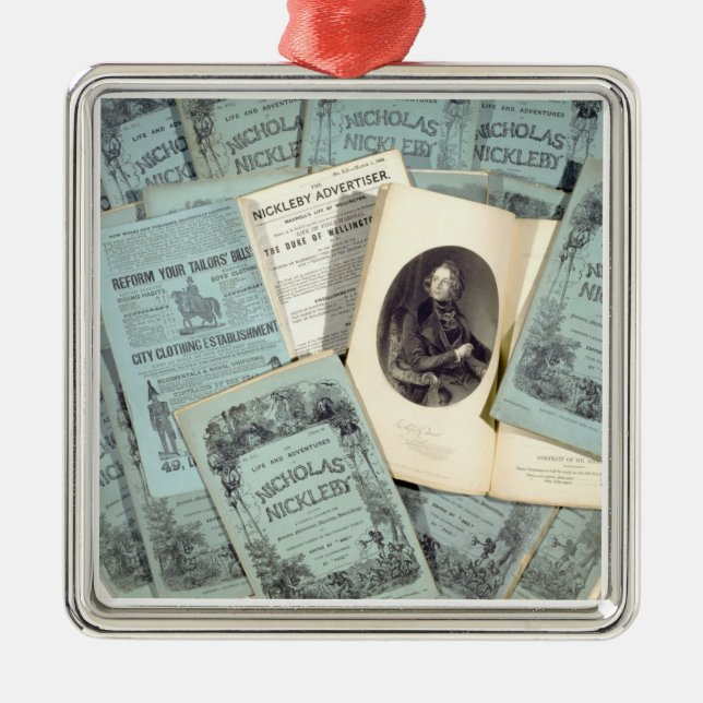 Monatsfragen 'des Lebens und der Abenteuer von Silbernes Ornament (Vorne)