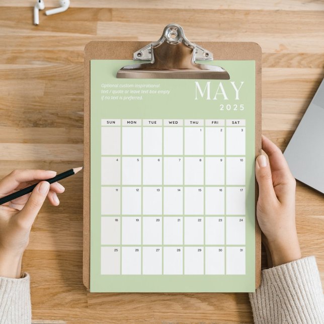 Monatskalender 2025 | Mai Poster (Von Creator hochgeladen)