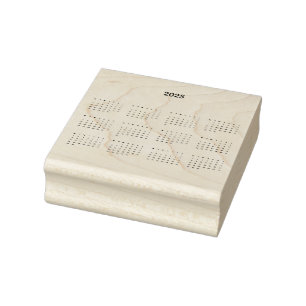 Monatskalender 2025 Square Gummistempel