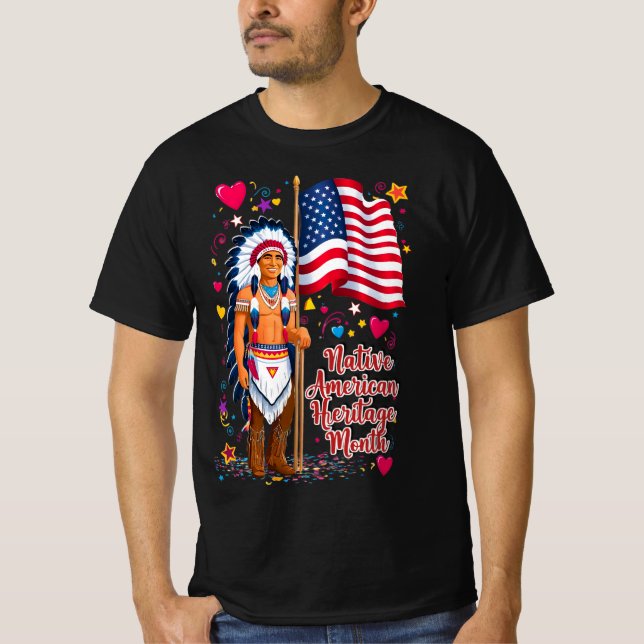 Monatsstolz auf das amerikanische Kulturerbe T-Shirt (Vorderseite)
