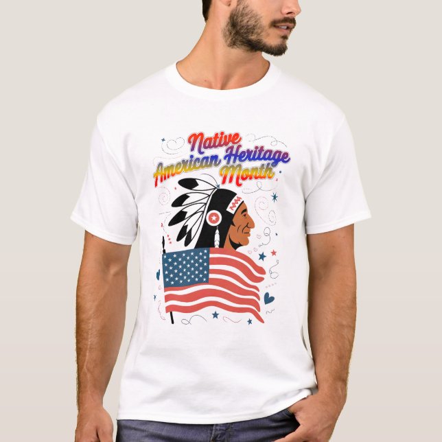 Monatsstolz auf das amerikanische Kulturerbe T-Shirt (Vorderseite)
