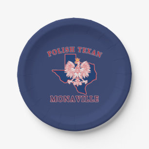 Monaville Polnisch Texan Pappteller