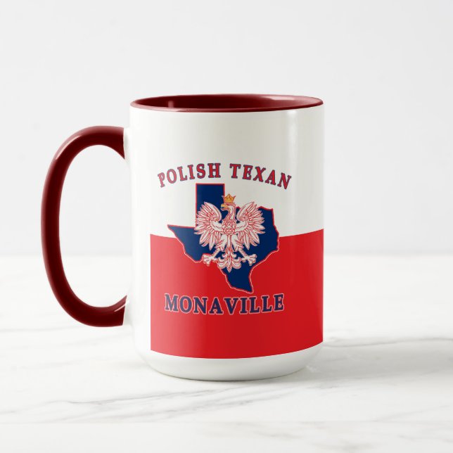 Monaville Polnisch Texan Tasse (Links)