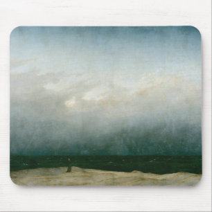 Mönch am Meer von Caspar David Friedrich Mousepad