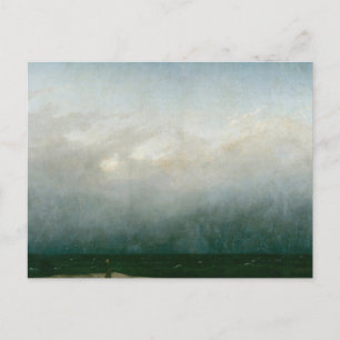 Mönch am Meer von Caspar David Friedrich Postkarte