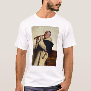 Mönch, der einen Clarinet spielt T-Shirt