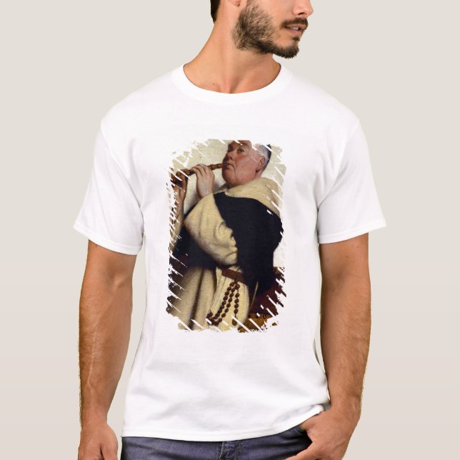 Mönch, der einen Clarinet spielt T-Shirt (Vorderseite)