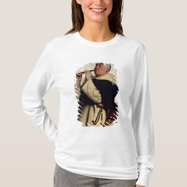 Mönch, der einen Clarinet spielt T-Shirt (Vorderseite)