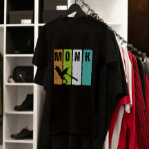 Mönch-Dungeon-Fantasy-Role-Playing-Grunge-T-Shirt