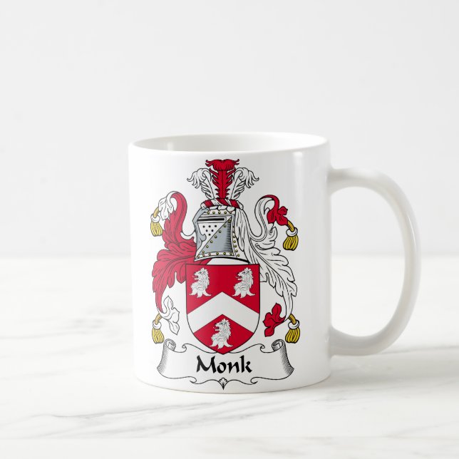Mönch-Familienwappen Kaffeetasse (Rechts)