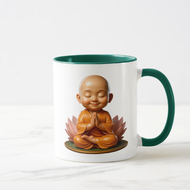 Mönch Lotus Zen Tasse (Rechts)