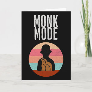 Mönch-Modus, Zen und Yoga, Meditation, buddhistisc Karte
