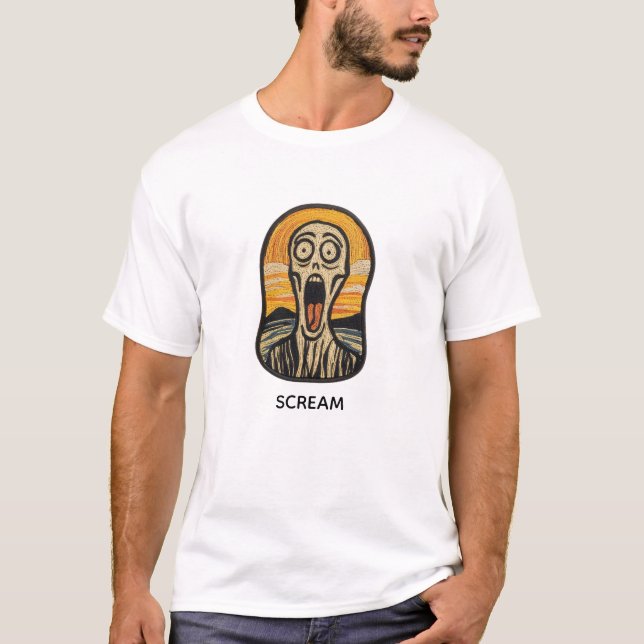 MONCH SCREAM T - SHIRT (Vorderseite)