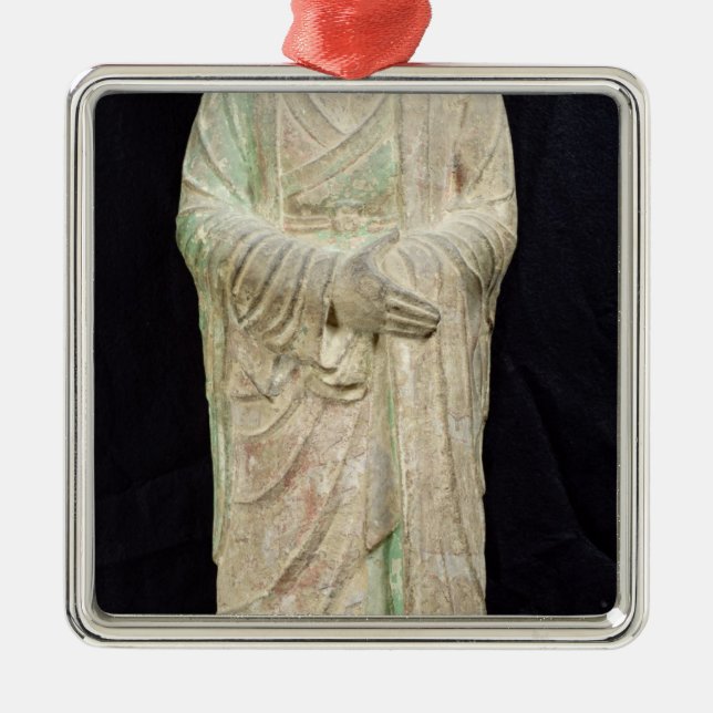 Mönch, von Dunhuang, Gansu-Provinz Ornament Aus Metall (Vorne)