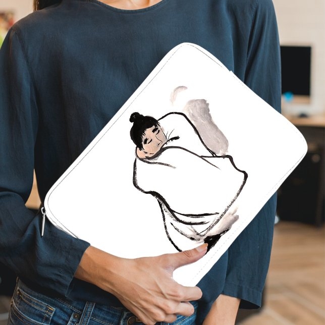 Mönch - Zen Laptopschutzhülle (Von Creator hochgeladen)