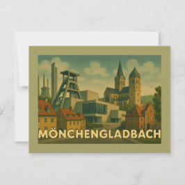 Mönchengladbach Deutschland Stadt Kunst Postkarte