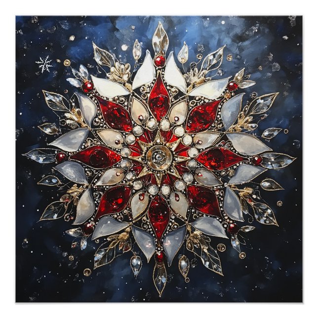 Moncirca - Weihnachtsmandala (4/16) - Download Poster (Vorderseite)