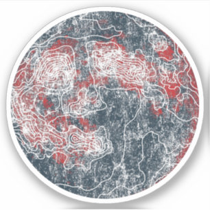 Mond Aufkleber