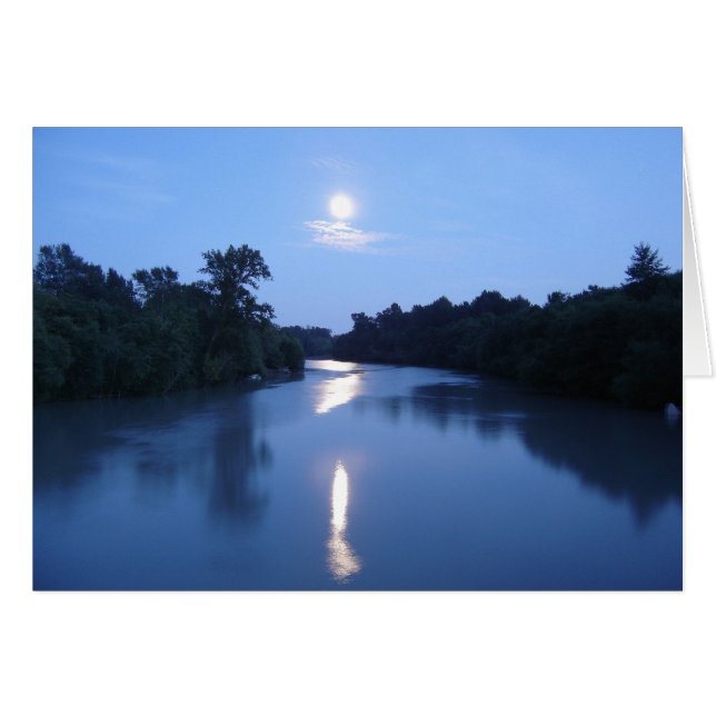 Mond-Aufstiegs-Karte (Vorderseite (Horizontal))