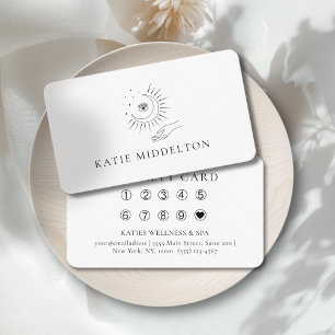 Mond-Augen-Yoga-Reiki-Wellness-Salon 10 Treuekarte Begleitkarte