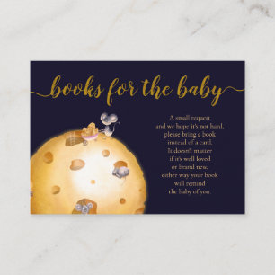 Mond aus Käsehandbüchern für das Baby Begleitkarte