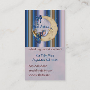 Mond-Baby-Elf Visitenkarte