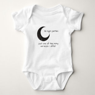 Mond - Baby-Schlaf-Bodysuit Baby Strampler