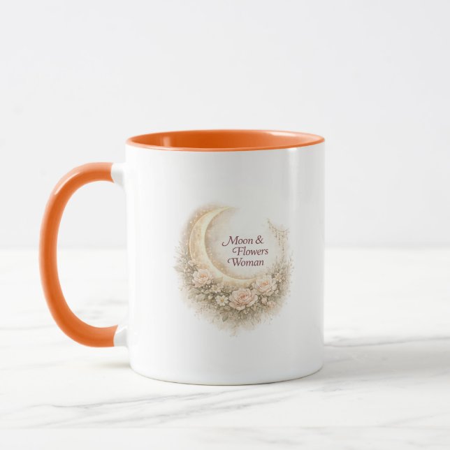 Mond & Blumen Frau Blumige Tasse (Links)