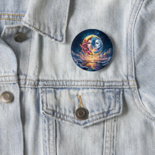 Mond des ewigen Gleichgewichts – Feuer- und Wasser Button