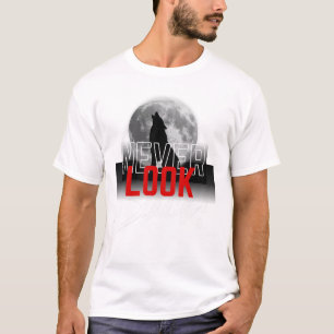 Mond-Design: Niemals Zurückblicken T-Shirt