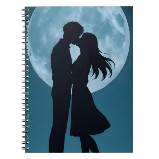 Mond-Design-Notizbuch Notizblock