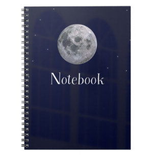 Mond-Design Notizbuch Notizblock