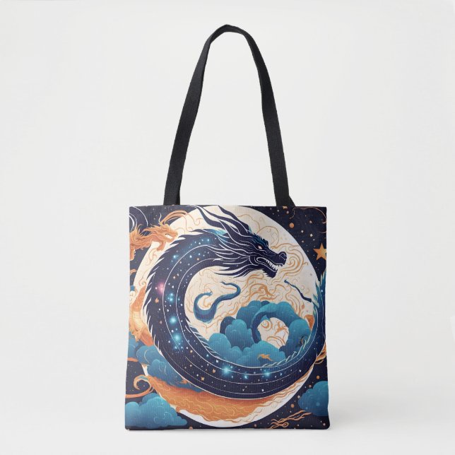 Mond-Drache-Tasche (Vorderseite)
