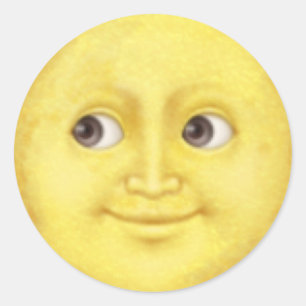 Mond emoji Aufkleber