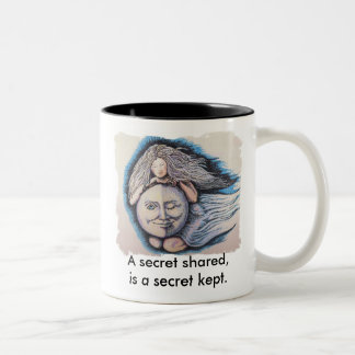 Mond-Erst- u. bester Freund Zweifarbige Tasse