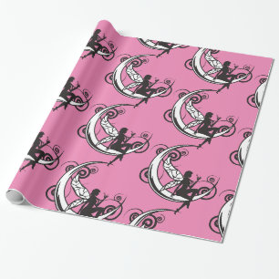 Mond Fairy Silhouette Thunder_Cove Geschenkpapier