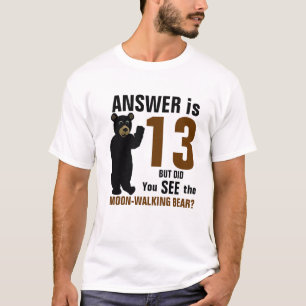 Mond-Gehendes Bärn-Shirt T-Shirt